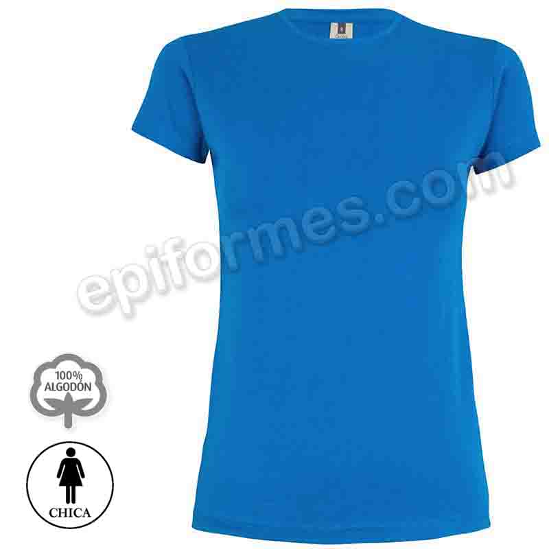 Camiseta manga corta chica 13 colores