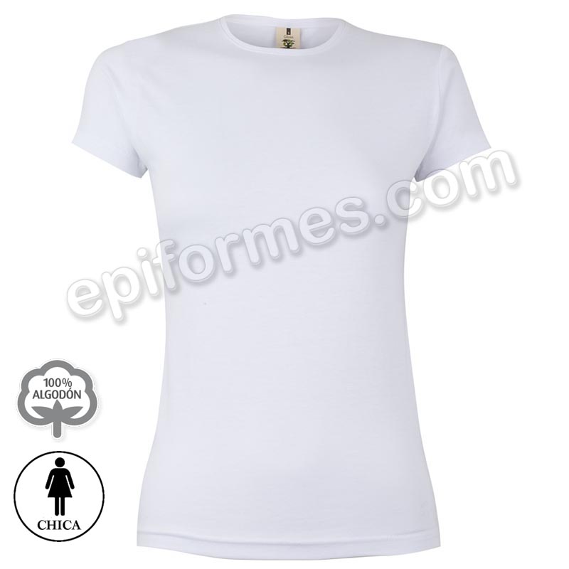 Camiseta manga corta chica 13 colores