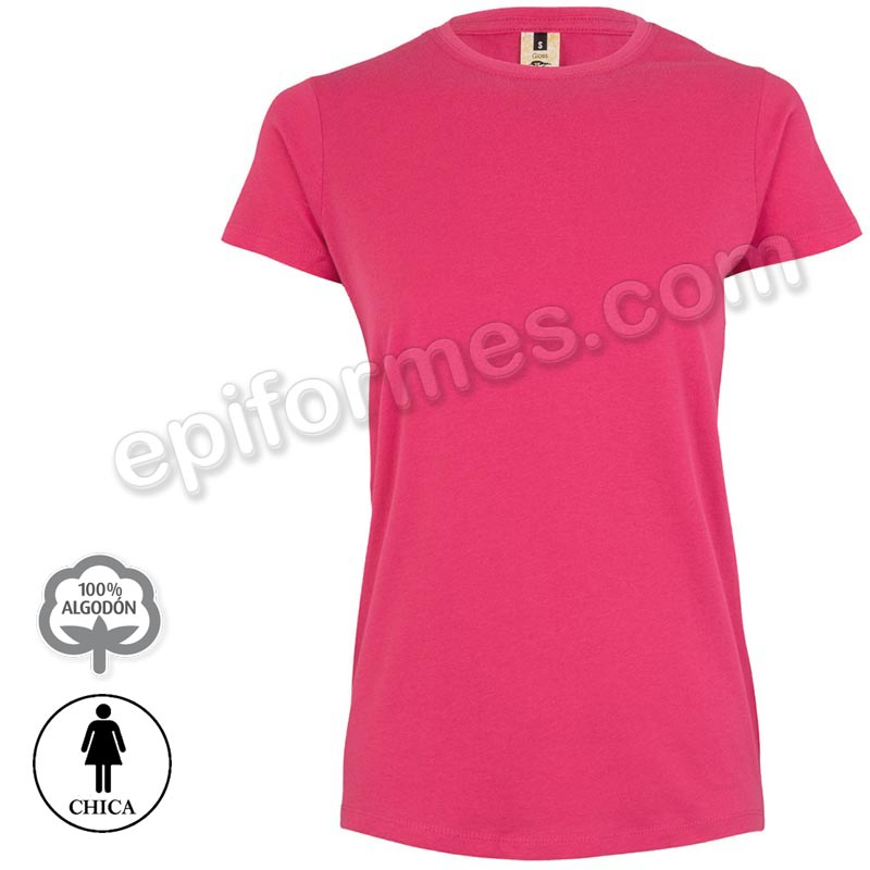 Camiseta manga corta chica 13 colores