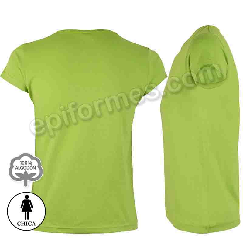 Camiseta manga corta chica 13 colores