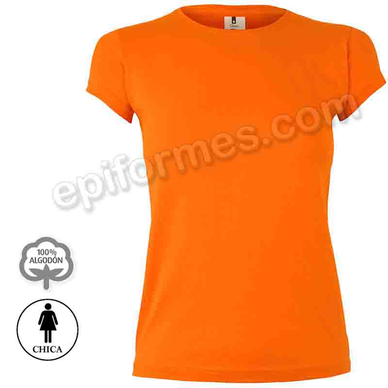 Camiseta manga corta chica 13 colores