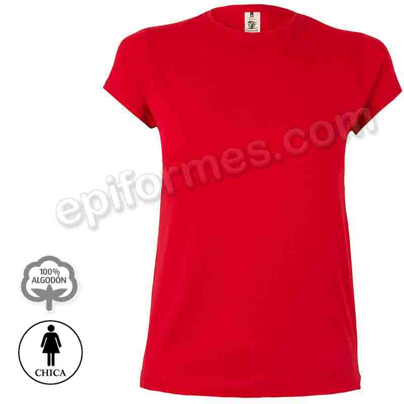 Camiseta manga corta chica 13 colores