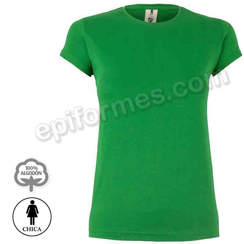 Camiseta manga corta chica 13 colores