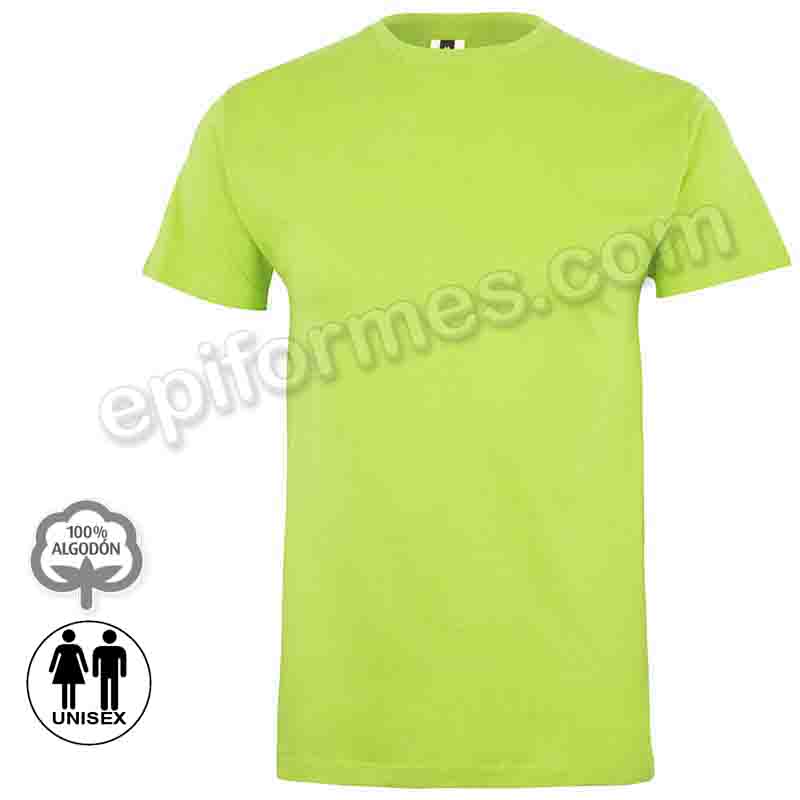 Camiseta manga corta unisex 29 colores