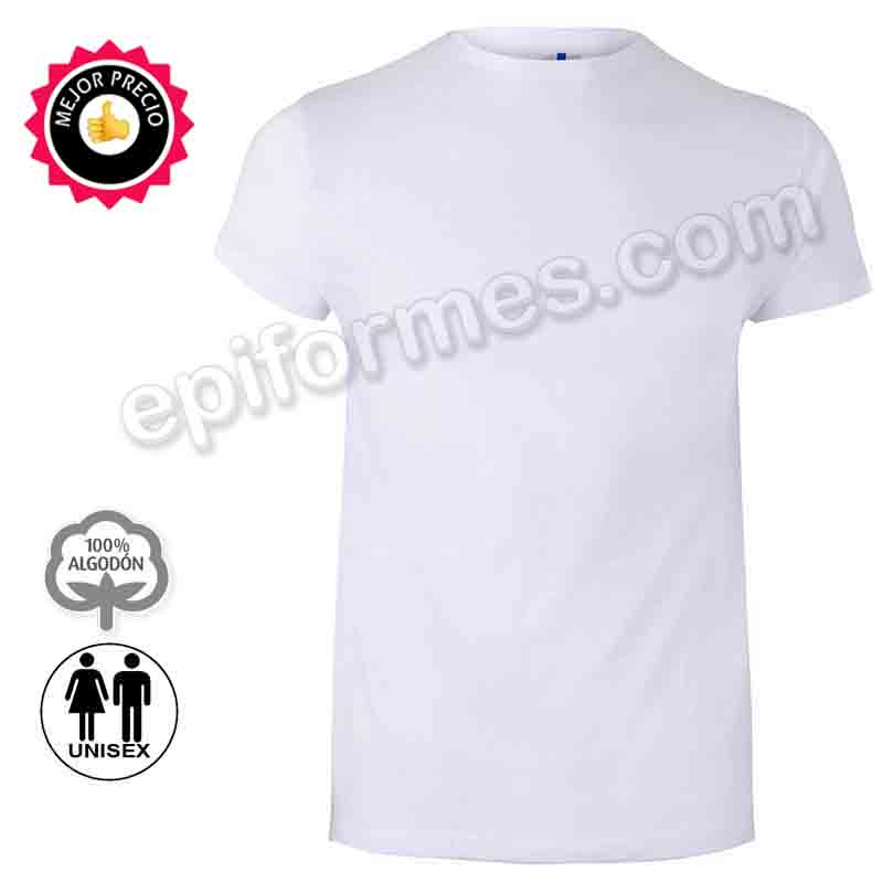 Camiseta económica blanca
