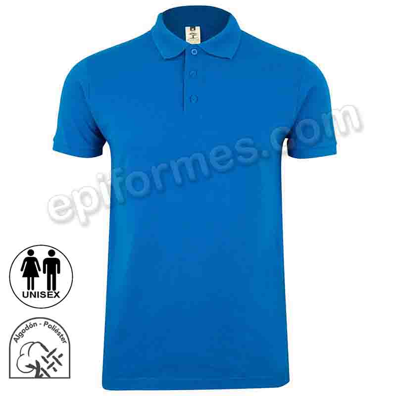 Polo manga corta unisex 18 colores