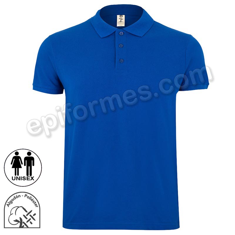 Polo manga corta unisex 18 colores