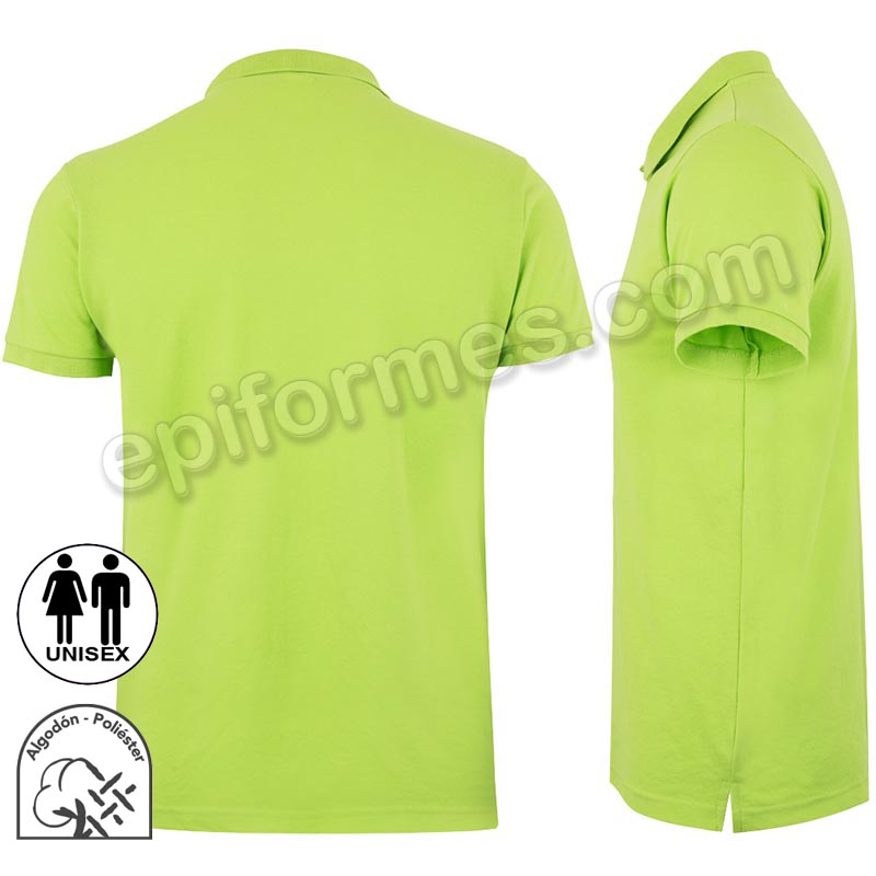 Polo manga corta unisex 18 colores