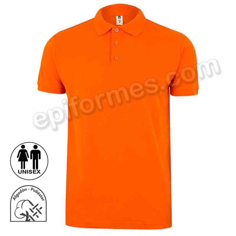 Polo manga corta unisex 18 colores