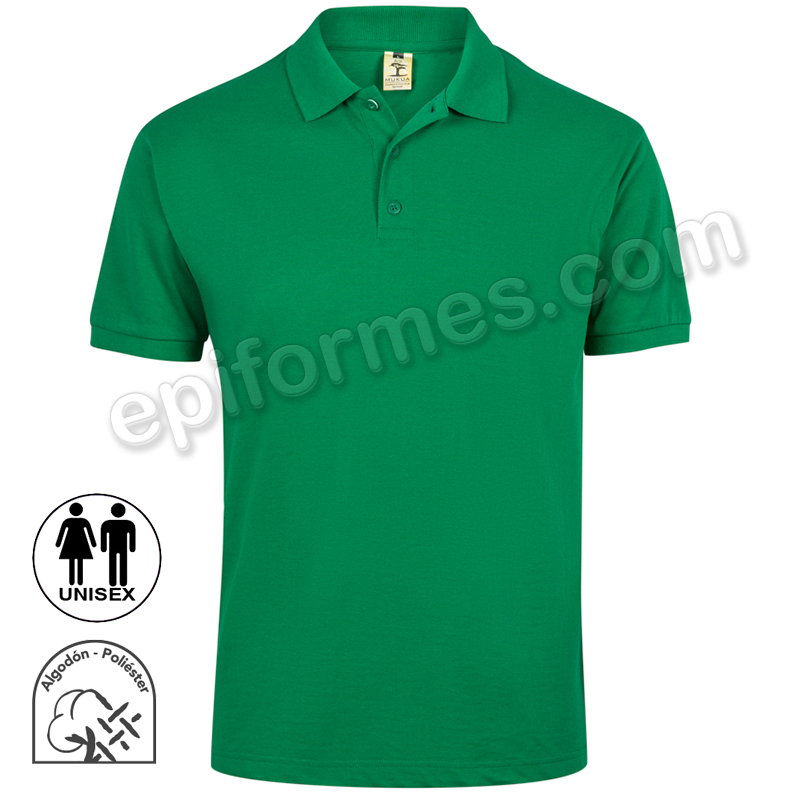 Polo manga corta unisex 18 colores