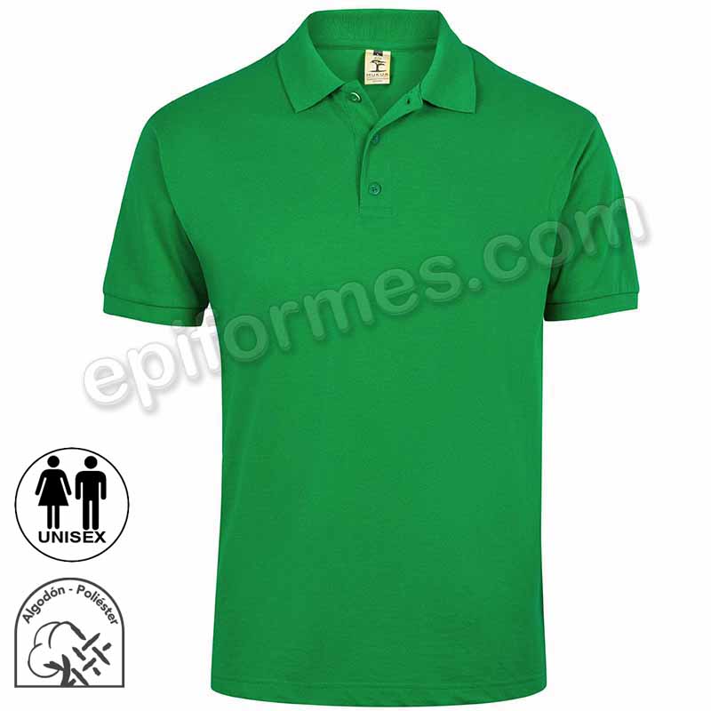 Polo manga corta unisex 18 colores