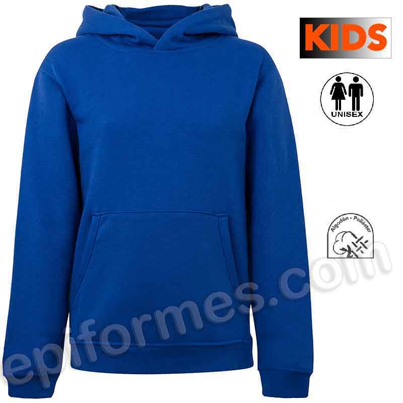 Sudadera escolar con capucha en 18 colores