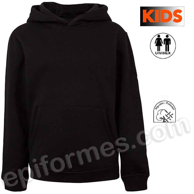 Sudadera escolar con capucha en 18 colores