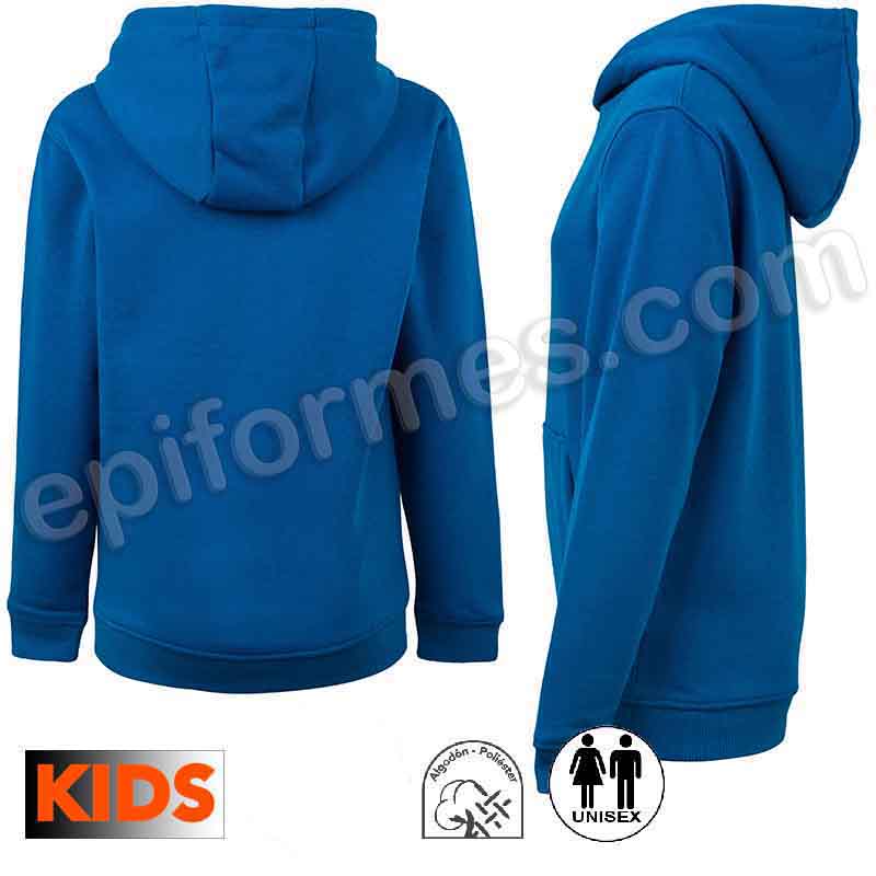 Sudadera escolar con capucha en 18 colores