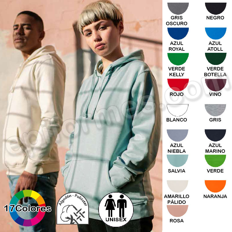 Sudadera con capucha 17 colores