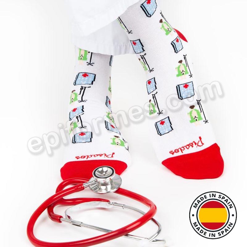 Calcetines de sanidad estampados culito sano