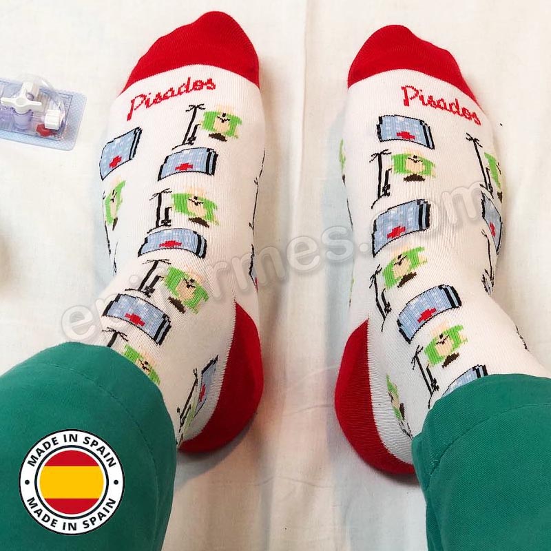 Calcetines de sanidad estampados culito sano