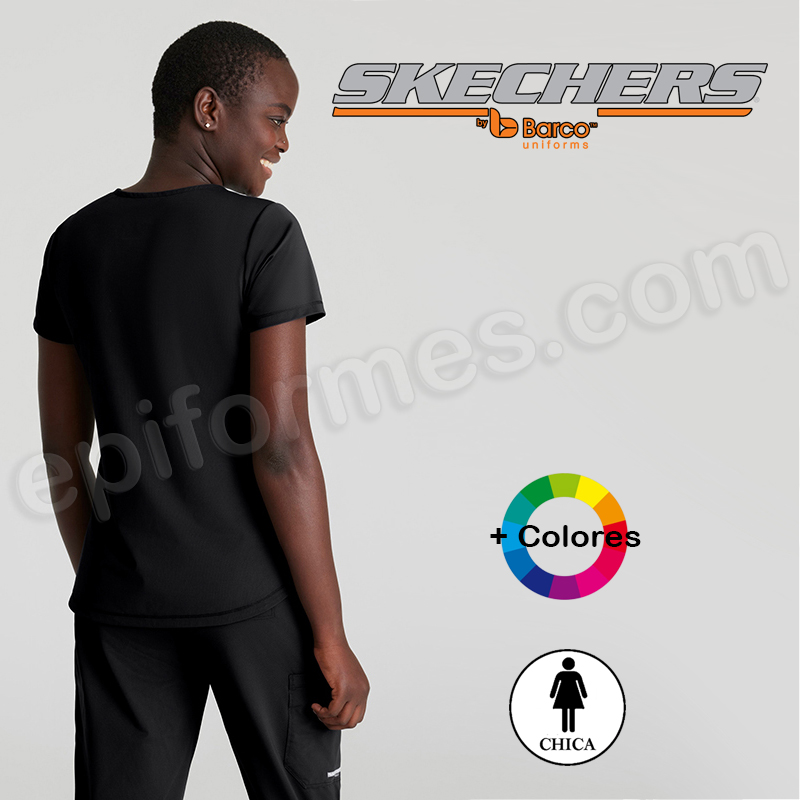 Casaca Sanitaria  Serene top, Skechers mujer