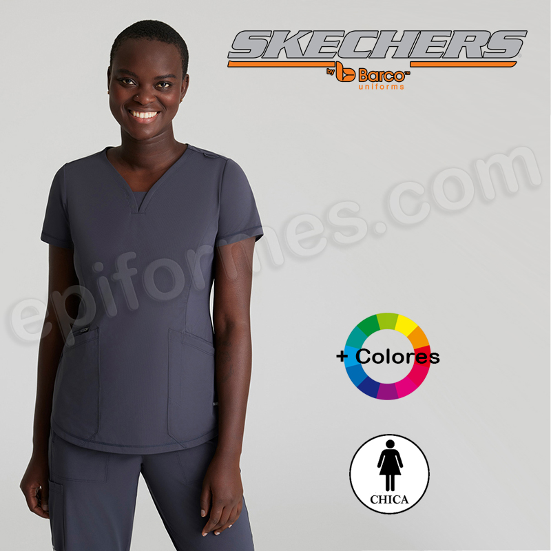 Casaca Sanitaria  Serene top, Skechers mujer
