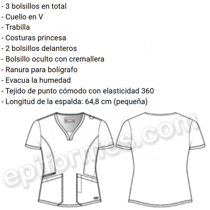 Casaca Sanitaria  Serene top, Skechers mujer