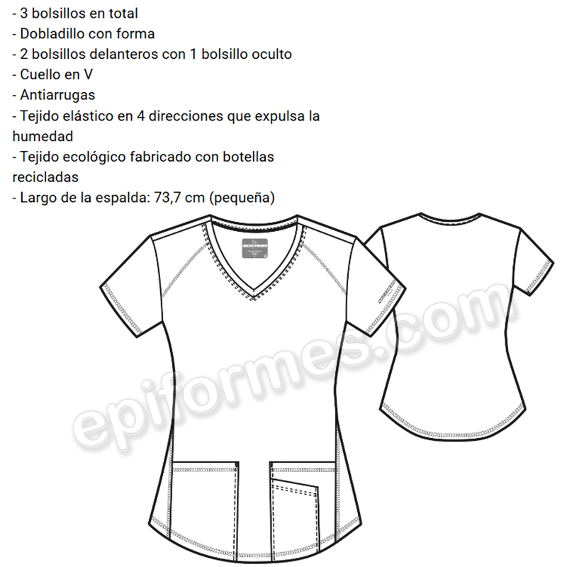 Casaca Sanitaria  Breeze, Skechers mujer