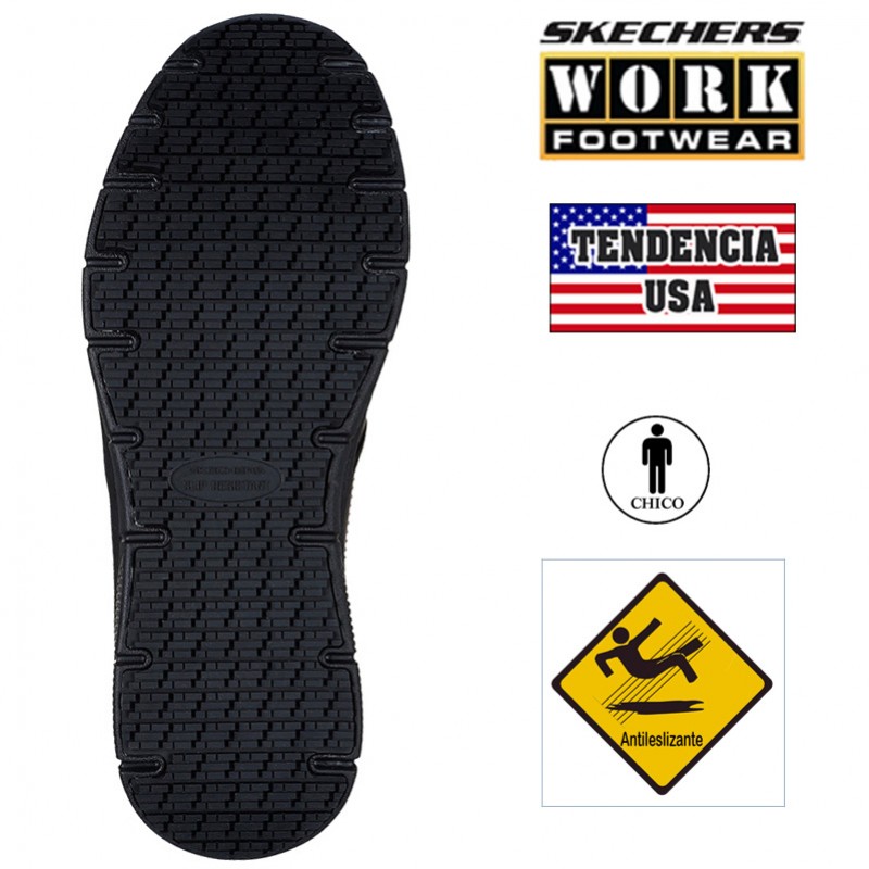 Calzado Slip-ins work Nampa-Broxtin skechers hombre