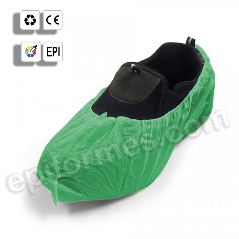 200 cubrezapatos de polietileno verde