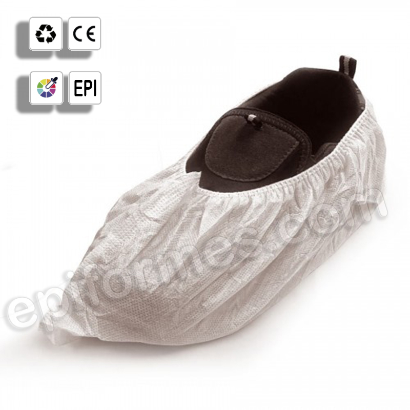 100 Cubrezapatos de Polipropileno desechables blanco