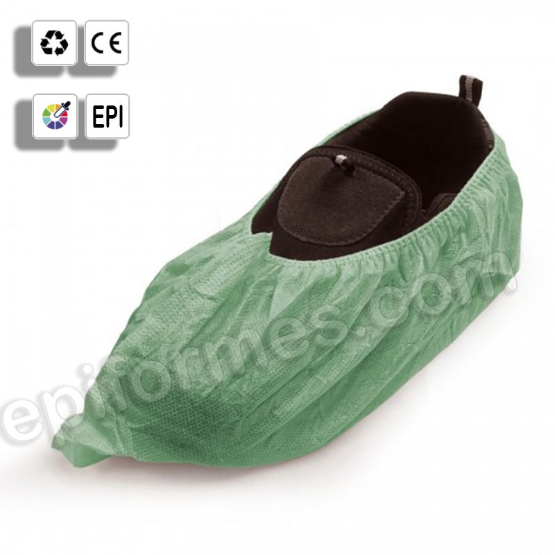 100 Cubrezapatos de Polipropileno desechables Verde