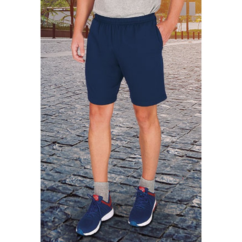 Pantalón corto deportivo con bolsillos.