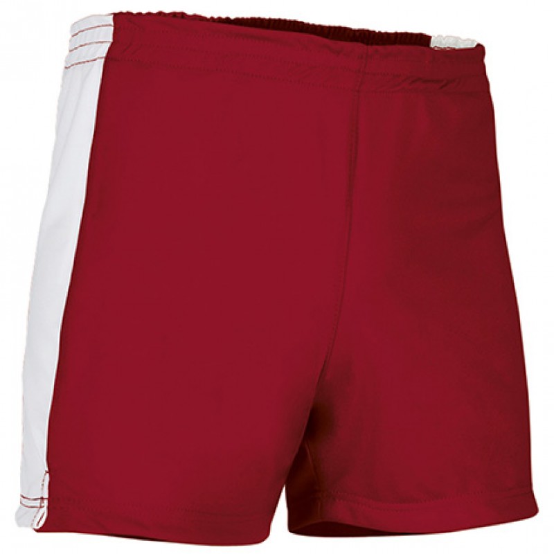 Pantalón corto deportivo bicolor