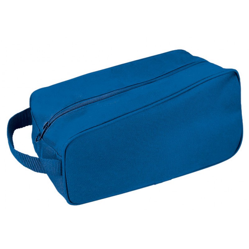 Bolsa para zapatos con cremallera y asa.