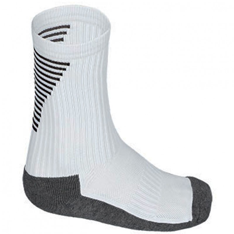Calcetines deportivos tricolor.