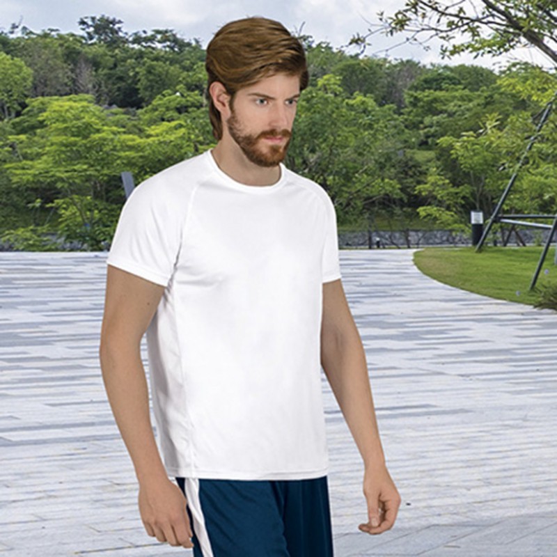 Camiseta técnica de manga corta y cuello redondo