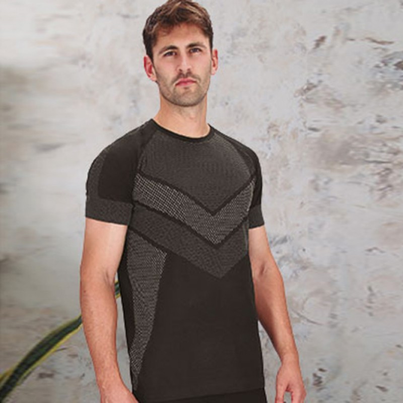 Camiseta técnica bicolor elástica
