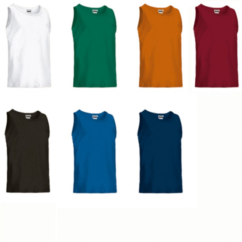 Camiseta económica infantil sin mangas 160 gr