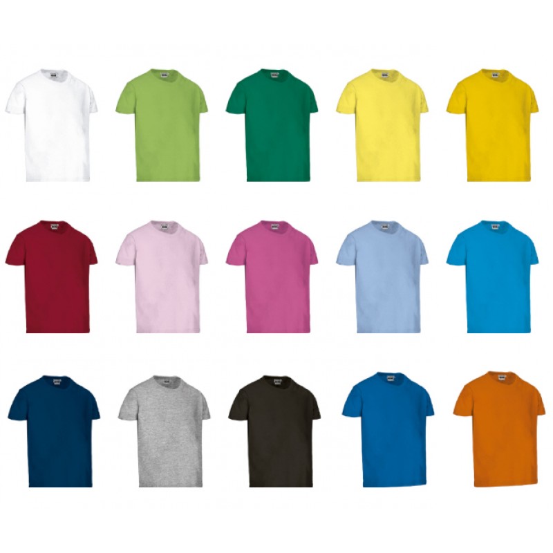 Camiseta económica infantil de algodón 160 gr