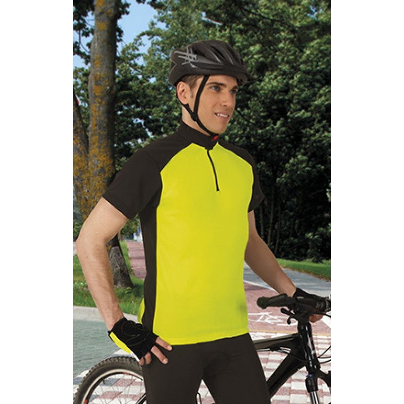Maillot de ciclismo bicolor
