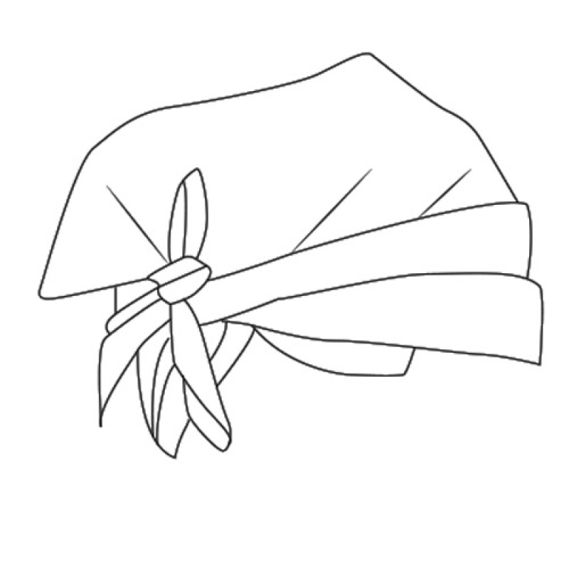 Pañuelo cuadrado bandana fiestas