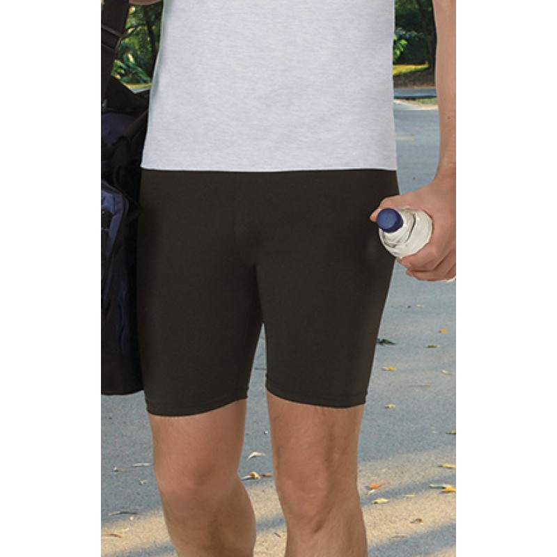 Mallas de hombre cortas deportivas elásticas.