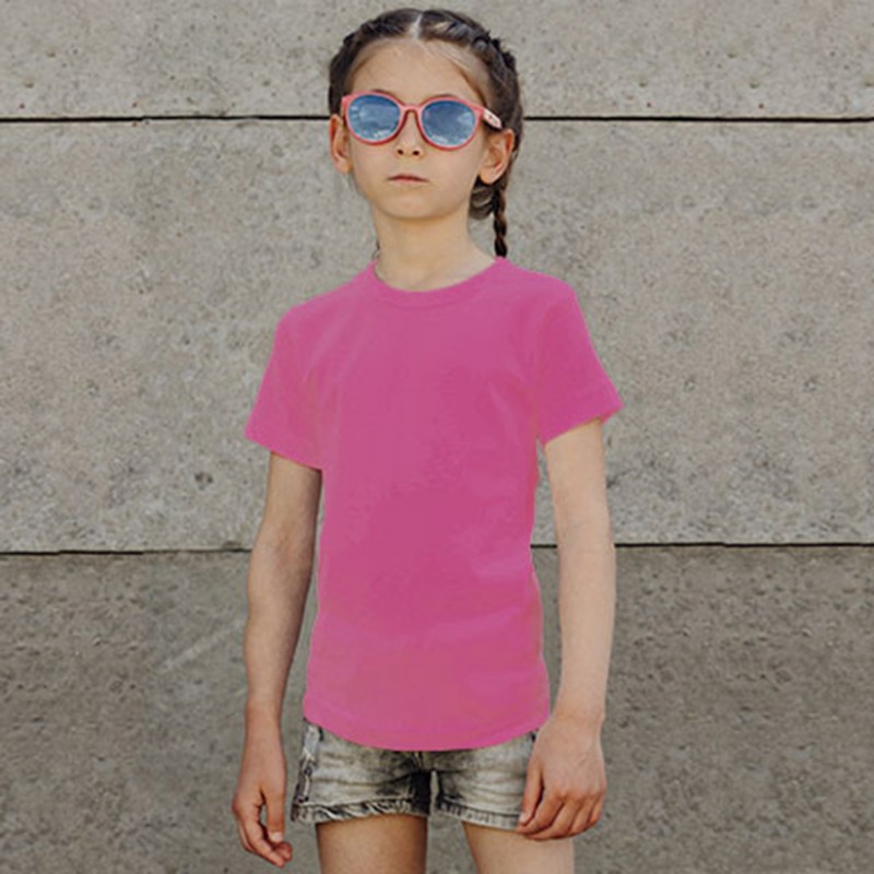 Camiseta económica infantil niña 160 gr