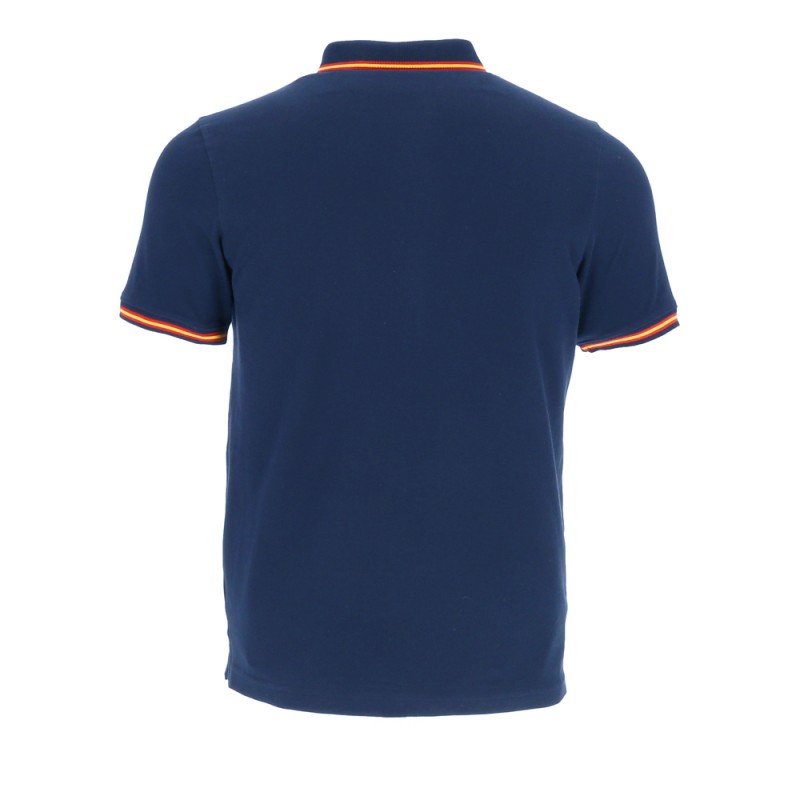 Polo técnico de manga corta bicolor
