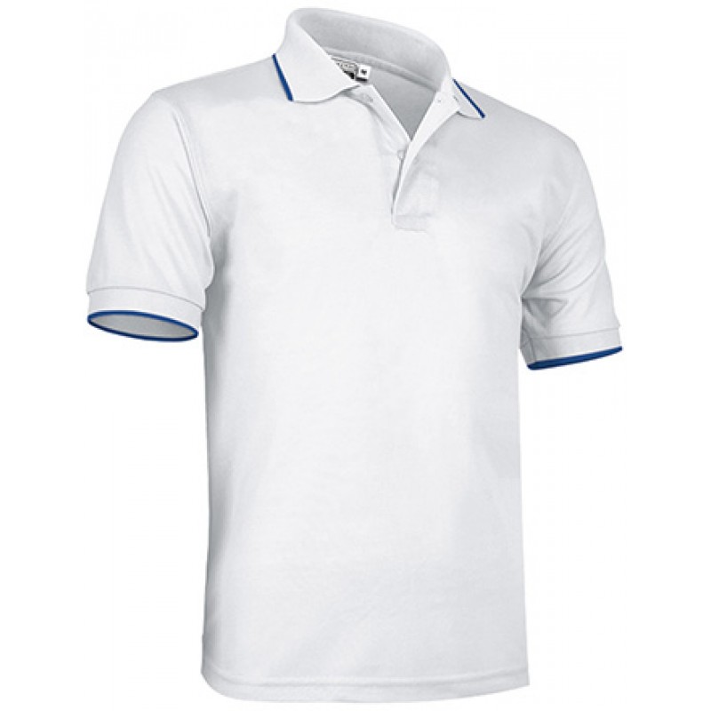 Polo técnico de manga corta bicolor