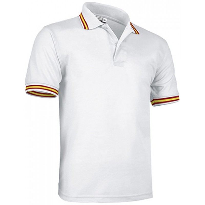 Polo técnico de manga corta bicolor