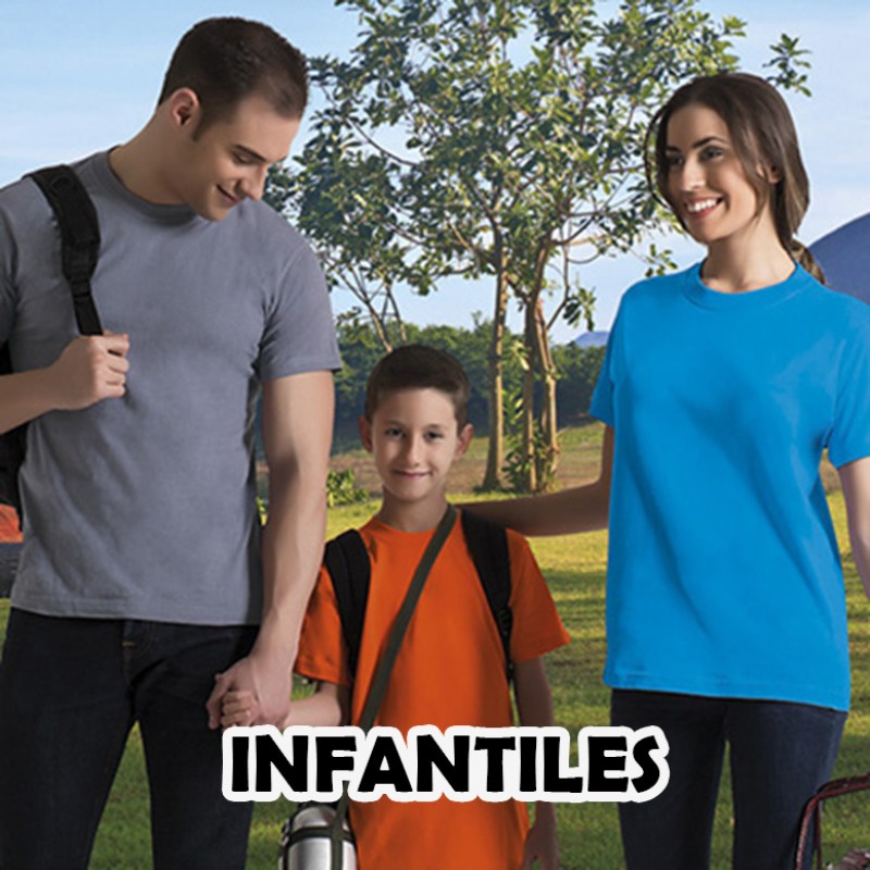 Camiseta económica de algodón infantil 160 gr