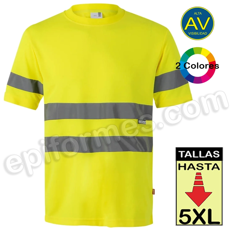 Camiseta alta visibilidad 