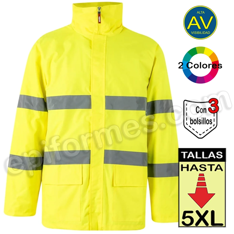 Parka alta visibilidad hasta la 5XL