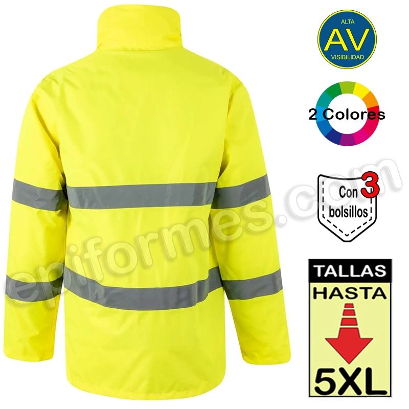 Parka alta visibilidad hasta la 5XL