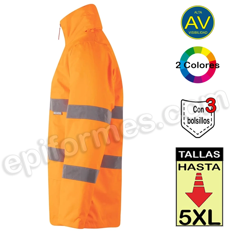 Parka alta visibilidad hasta la 5XL