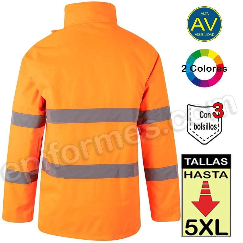 Parka alta visibilidad hasta la 5XL